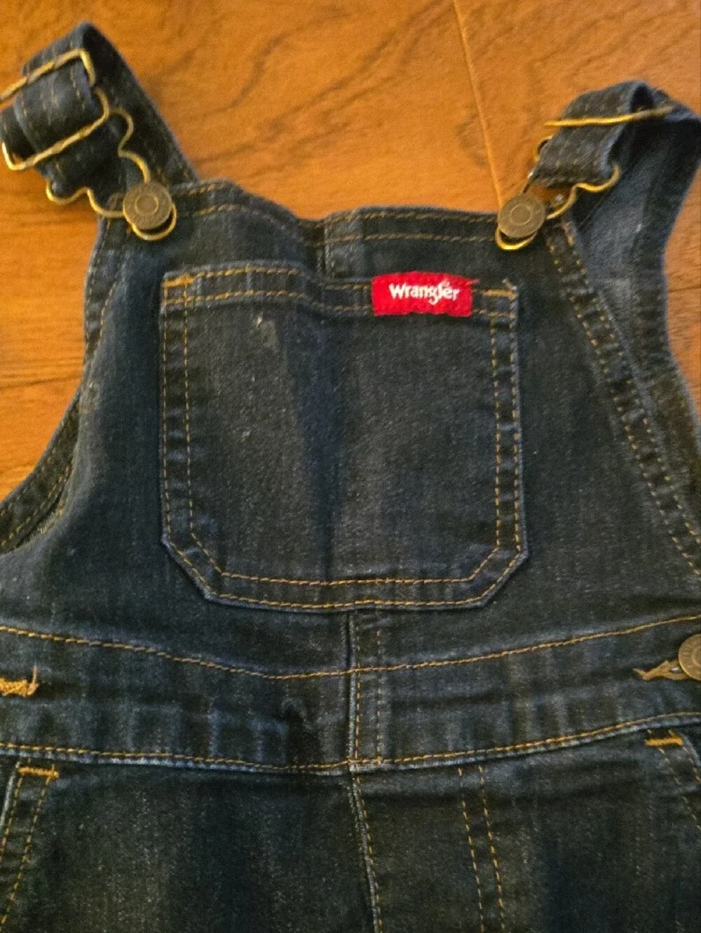 Wrangler Dark Blue Denim Kids Jeans and Overalls Set